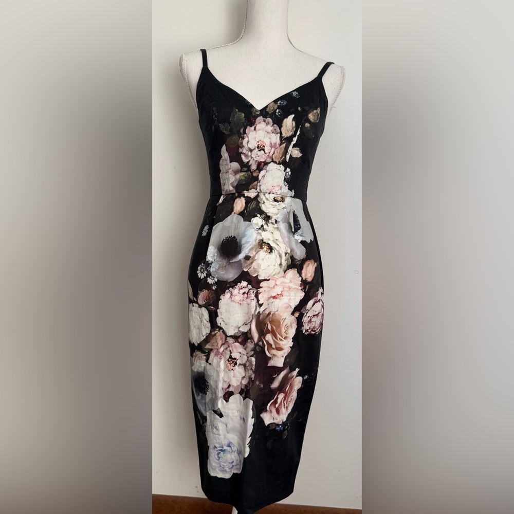 Floral midi dress